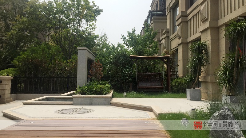 康橋九溪郡別墅花園設(shè)計(jì)實(shí)景圖